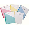 Avery Durable Letter Vinyl File Pocket, Assorted, 8 1/2" Width x 11" Length, 5 / Pack, AVE75254