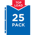 Avery Heavyweight Sheet Protectors -Acid-free, Diamond Clear, 8 1/2" Width x 11" Length, 1 Pack, AVE75304