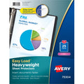 Avery Heavyweight Sheet Protectors -Acid-free, Diamond Clear, 8 1/2" Width x 11" Length, 1 Pack, AVE75304