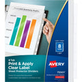 Avery Print & Apply Sheet Protector Dividers, Clear, 1 Set, AVE75501