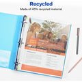 Avery EcoFriendly Economy Sheet Protectors, 100ct (75537), Semi Clear, 8 1/2" Width x 11" Length, 1 Box, AVE75537