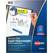 Avery® Secure Top Sheet Protectors, 1 Pack