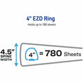 Avery Heavy-Duty View Binders with One Touch EZD Rings, White, 8 1/2" Width x 11" Length, AVE79104