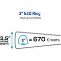 Avery Heavy-Duty View Binders with One Touch EZD Rings, White, 8 1/2" Width x 11" Length, AVE79193