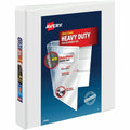 Avery Heavy-Duty View 3 Ring Binder, White, 8 1/2" Width x 11" Length, AVE79195