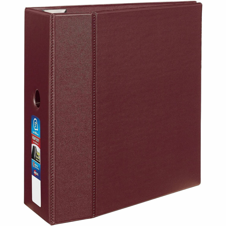 Avery Heavy-Duty Binders with Locking One Touch EZD Rings & Thumb Notch, Maroon, 8 1/2" Width x 11" Length, 2EA/CT — view 1