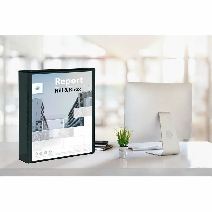 Avery® Heavy Duty View Binder 2" , One Touch™ Locking D Rings, Black, 1 Each