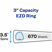 Avery Heavy-Duty View Binders with One Touch EZD Rings, 1 Each