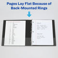 Avery Heavy-Duty Binders with Locking One Touch EZD Rings & Thumb Notch, Blue, 8 1/2" Width x 11" Length, AVE79886