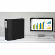 Avery® Heavy Duty Binder 4" , One Touch™ Locking D Rings, Black, 1 Each