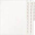 Avery Allstate Style EXHIBIT Tab Legal Dividers, White, 8.50" Width x 11" Length, 1 Set, AVE82105