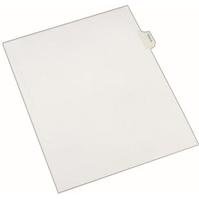 Avery Index Divider, White, 8.50" Width x 11" Length, 1 Pack, AVE82119