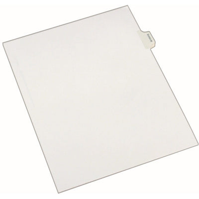 Avery Index Divider, White, 8.50" Width x 11" Length, 1 Pack, AVE82119