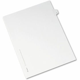 Avery Side Tab Individual Legal Dividers, White, 8.50" Width x 11" Length, 1 Pack, AVE82184