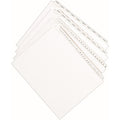 Avery Alllstate Style Individual Legal Dividers, White, 8.50" Width x 11" Length, 1 Pack, AVE82199