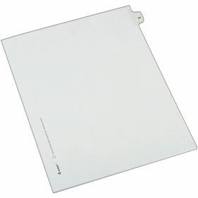 Avery Alllstate Style Individual Legal Dividers, White, 8.50" Width x 11" Length, 1 Pack, AVE82222