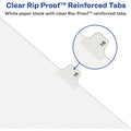 Avery Side Tab Individual Legal Dividers, White, 8.50" Width x 11" Length, 1 Pack, AVE82432