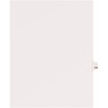 Avery Side Tab Individual Legal Dividers, White, 8.50" Width x 11" Length, 1 Pack, AVE82432