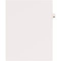 Avery Side Tab Individual Legal Dividers, White, 8.50" Width x 11" Length, 1 Pack, AVE82472