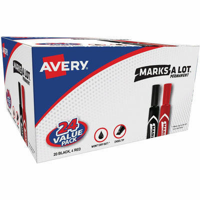 Avery Marks A Lot Permanent Markers, 24 / Box — view 1