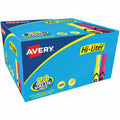 Avery Hi-Liter Desk-Style Highlighters, 24 / Box, AVE98189
