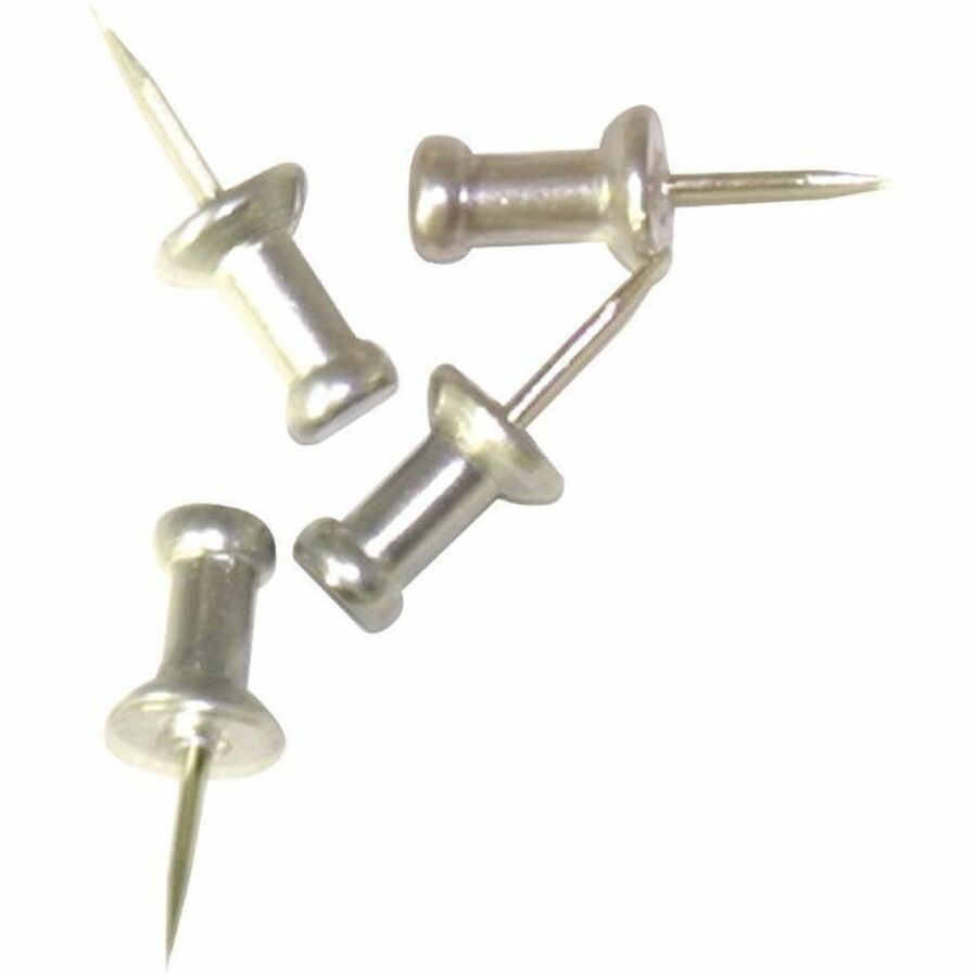 Advantus Aluminum Pushpins, 100 / Box — view 1