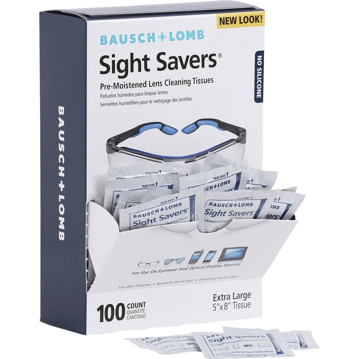 Bausch + Lomb Sight Savers Lens Cleaning Tissues, 1 Box