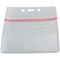 Baumgartens SICURIX Badge Holder, Clear, 50 / Pack, BAU47830