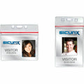Baumgartens SICURIX Badge Holder, Clear, 50 / Pack, BAU47830