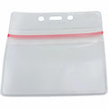 Baumgartens SICURIX Badge Holder, Clear, 50 / Pack, BAU47830