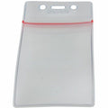 Baumgartens SICURIX Badge Holder, Clear, 50 / Pack, BAU47840