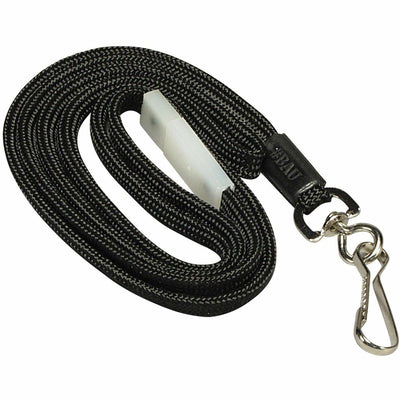 Baumgartens SICURIX Hook Fastener Breakaway Lanyard, Black, BAU65509