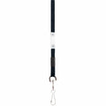 Baumgartens SICURIX Hook Fastener Breakaway Lanyard, Black, BAU65509