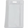 Baumgartens SICURIX Badge Holder, Clear, 12 / Pack, BAU67820