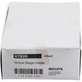 Baumgartens SICURIX Badge Holder, Clear, 12 / Pack, BAU67820