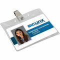 Baumgartens SICURIX Badge Holder, Clear, 50 / Pack, BAU67850