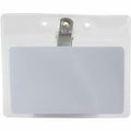 Baumgartens SICURIX Badge Holder, Clear, 50 / Pack, BAU67850