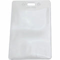 Baumgartens SICURIX Badge Holder, Clear, 50 / Pack, BAU67880