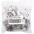 Baumgartens SICURIX Button ID Badge Strap Clips Clip 25 Pack CLEAR (68010), BAU68010