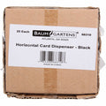 Baumgartens SICURIX Badge Holder, Black, 25 / Pack, BAU68310