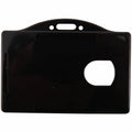 Baumgartens SICURIX Badge Holder, Black, 25 / Pack, BAU68310