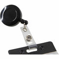 Baumgartens SICURIX Badge Holder, Black, 25 / Box, BAU68424