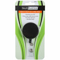 Baumgartens SICURIX Heavy-Duty ID Card Reel with Belt Clip, Black, BAU68814