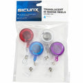 Baumgartens SICURIX Badge Holder, Purple, 4 / Pack, BAU68884
