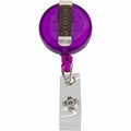 Baumgartens SICURIX Badge Holder, Purple, 4 / Pack, BAU68884