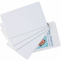 Baumgartens SICURIX CR 80 Blank ID Cards 30 mil 100 Pack White, 1 Pack, BAU80300
