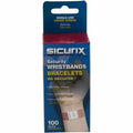 Baumgartens SICURIX Standard Dupont Tyvek Security Wristband, Red, 100 / Pack, BAU85020
