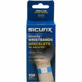 Baumgartens SICURIX Standard Dupont Tyvek Security Wristband, Blue, 100 / Pack, BAU85030
