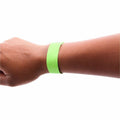 Baumgartens SICURIX Standard Dupont Tyvek Security Wristband, Neon Green, 100 / Pack, BAU85060