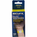 Baumgartens SICURIX Standard Dupont Tyvek Security Wristband, Yellow, 100 / Pack, BAU85070
